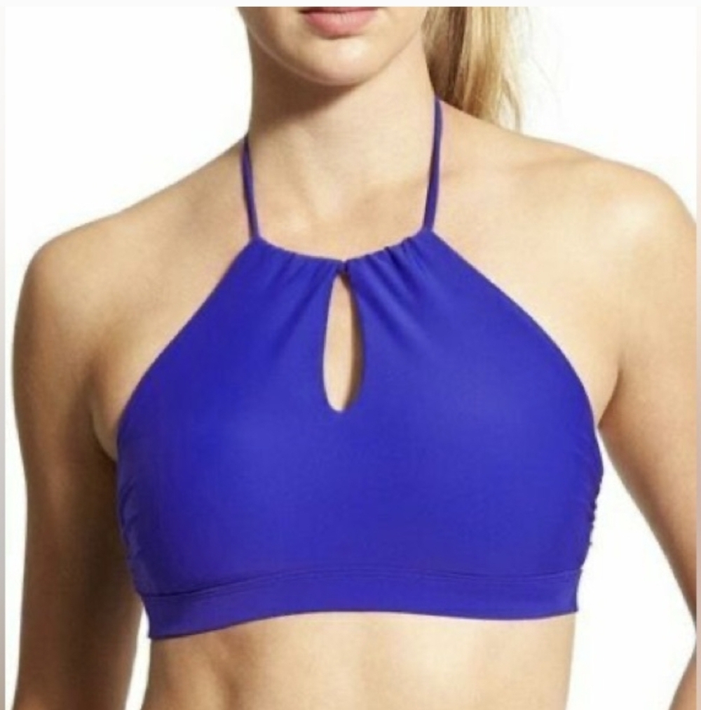 Athleta High Neck Keyhole Bikini Top